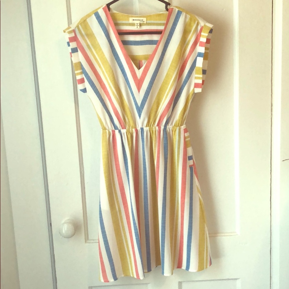 Colored striped dress